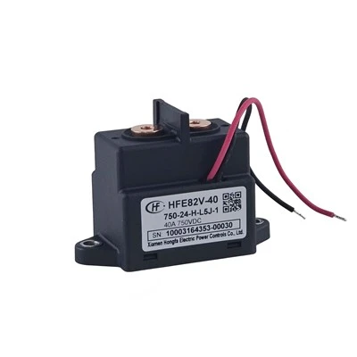 HFE82V-40 HONGFA ہائی وولٹیج DC رابطہ کار 450V 750V 40A